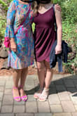 It is very flattering because it's tight but it's ruched so it's a little forgiving. I did shorten the straps but other than that it fit great. - Riley M.