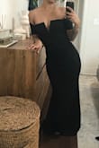 I wore this dress as a bridesmaid in mid-October. - Dennise