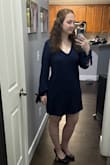 I loved this dress from afar! I was looking for a photoshoot dress and really loved how this looked from a distance. However, it did cling to the stomach area just enough that I decided to go with another option. It was super comfortable! - Stephanie T.