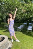 Perfect fit. I loved the dress. Stretchy material. - Polina K.