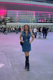 It fits perfectly. Wore it for a concert and it was super comfortable and and stylish. - Dulce G.