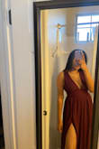 This dress is exactly what I wanted, I checked all the reviews and made sure I was picking the right size, and I'm so glad I did. - Gina M.