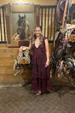 Based on my measurements from the size chart, I went with a medium. When I got it, it was too large for me. I should have known better as I usually buy small in Lulus dresses. I didn't have time to exchange. I was able to get it altered, so it fit me just right! The dress was worth the extra money spent! I got lots of compliments and I felt beautiful in it! - 1544 B.