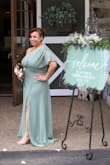 The zipper got stuck and I couldn't get it up and it broke in the middle of the wedding. - Melissa D.