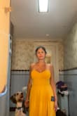 I purchased this dress for my 40th bday. The dress is even more gorgeous in person. This is not a great pic of me but you get the point. - Jessica Z.
