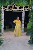 This dress fit perfectly, it was a little longer but I could walk fine - Melissa D.