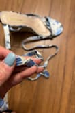 The shoes are really nice and I like them but I bought these shoes in the final sale and I was completely aware of the no return policy, but this is not a professional business at all if you send the product although you know there is a problem with that. The shoes's lace was cut off in the middle and they just put a small tape on it! I won't trust Lulus for any other "final sale" product and I'm not going to buy any final sale ever! This is really frustrating and unprofessional. - Tina M.