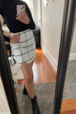 This skirt is soft and warm. Not too short. - Stephanya R.