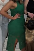 I love this dress! I wish I would have sized down for a more fitted look but am happy with it either way! - Hayli B.
