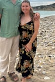 I loved how flattering this dress was. It really did fit me so well and made me feel incredibly confident. It was super lightweight, so it was perfect for the beach wedding I went to! - Amanda E.