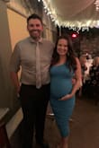 Loved this dress! Super comfortable and easy to wear. Stretchy and fit over my baby bump so well! I'm usually a small, but given that I'm 7 months pregnant, I sized up to a medium and it was perfect. Only thing I didn't love was the lining. It was quite short which was a little uncomfortable, but that's most likely because of my bump. - Becky W.