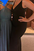 Needed a dress for a black tie wedding, and this one was perfect! Had plenty of pull so I could dance and sit comfortably. I am usually a size 10 but sized down to a medium, and it fits perfectly despite my curves and height. Would absolutely recommend! - Katie O.