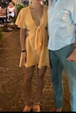 Fun, flowy, and a great orange color. The top is secure, and you can tie it tighter or looser to fit however you need. - Jacqueline D.