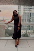 Just WOW! this dress was the perfect choice for a black tie wedding! It was extremely comfortable and I felt so confident the whole night! I just had a baby 4 months ago but this dress hugged me in all the right places!!! 5'11 & size 14/16 for reference, I ordered a size XL and it was the perfect fit! - Brandi R.