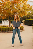 I had a stylist at lulus send me these jeans when I was in a pinch for senior photos, and Im so thankful she did!! They worked perfect as a classic jean that was professional yet stylish. They were a tad long but I am below average height so thats to be expected, but they worked great with heels. Super soft and comfy and thick. Overall, if you're on the fence buy asap!! I am usually a size 4-6 for jeans and I bought a 27 which fit perfectly. They are also stretchy for any hips as well. - Rachel C.