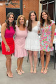 This dress was perfect! I wore it to one of my bridal showers and for our rehearsal dinner. Sexy but not too revealing. Great length on the bottom. Sheer flowy sleeves can sometimes have too much material, but this was the exact right amount! - Leah G.