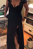 Love the dress. Ordered a medium. I probably could have gotten away with it, but it was a tiny bit tight around the bottom of the breast and ribcage. I ordered a large, and I was more comfortable in it. Pictured is the medium size - Helen C.