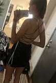 Not as pretty or dazzling in person. Nice in theory, but I'm returning. Shipped quickly which was nice. I sized up to a small based on reviews, but it was too big. - Kyla K.