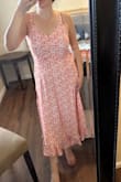 This dress was a little more formal looking than [the look] I was after, but the quality seemed really nice and it was a flattering shape. Straps are a bit long, like other reviewers stated. The overall length was a tad too long for me. I think this would be perfect for someone a little taller. - Ashley S.