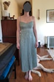 I liked this dress, lovely quality, but just not super flattering on me (I have a very athletic build). Would recommend it to others though! - Darcy G.