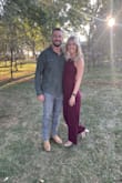 The material is super stretchy and form-fitting so I was very comfortable all evening. I always have a hard time finding rompers as a tall girl, and this one is perfect! Also - IT HAS POCKETS and an open back! The outfit received lots of compliments. - Kara B.