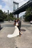 My now husband and I have a small wedding at the city clerk's office in Manhattan on Friday. This dress fit perfectly and everyone raves about it. Our wedding wasn't the traditional wedding but I still wanted a beautiful and comfy wedding gown and this one takes the cake! - Kwanza B.