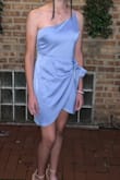 Loved the coverage on the dress. I went up a size because my daughter is tall, and it ended up being the perfect length without looking like a mini dress. - Marcela L.