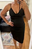 Loved this dress. It fits great except I did have to alter the straps to make them shorter. That's why it's a 4, but I got the dress on a super sale so it was worth it to pay an extra $20 to have it altered. - Shruti K.