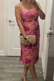 I needed a dress for a wedding in Italy, and it's perfect! Fits like a glove. I don't even need to get it taken in. Beautiful quality too - Jaime B.