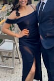I received a lot of compliments wearing this dress. I'm pretty short and wear a size medium, so I wanted to find something that I would't need to get hemmed and this was perfect. Very classy and fit like a glove - Giselle G.