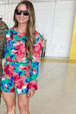 I am glad I purchased this. It looks conservative in the front, but it is fun in the back. I will be wearing this to other events. It can be dressed up in heels or dressed down with sandals. - Brittany