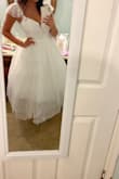 This dress was perfect for our small and intimate ceremony. Everyone complimented my dress and I felt truly magical. The dress was super comfortable and not itchy or scratchy like typical formal wear! - Jaddyn O.