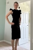 This dress is a dream - learning to find clothes that fit a changed body after kids is no joke. I long for the dresses I used to wear but the body confidence just isn't there - but this dress has helped me get my happy back! No bra? NEVER thought that would work. Tight dress? Nope, that hasn't happened lately either. But here we are, hugging all the right places and keeping the girls in place. Can't wait to wear it with some classic red lips and freshly blown locks!! - Hayley C.