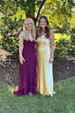 I was in a panic to find a dress for a wedding and ordered several. This one was a great match for me. It was very flattering and the high-low style made it so I could walk around but not be tripping over the dress. I did not have time to get a dress altered so this worked in a pinch! It is several inches too long for me, even in wedges, but it worked! - Holly E.