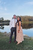 This dress was perfect for a wedding and for the first day of fall. I loved it and got so many compliments on it! And my boyfriend found a tie to match me. Love love this dress. I'm 5'0" and got a size medium. :) The straps are a little long but it was all good. - Melanie C.