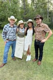This was the best rehearsal dinner dresses for every style, dress code, and venue that you can mix and match in every theme, even cowboy! - Kasina O.