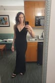 This dress was perfect for the black tie wedding I attended. It fits perfectly, is lined completely, and is incredibly comfortable. It has a very deep neckline so if you're more "well-endowed" than I am, it may show a little more than you'd like. Can definitely see wearing this for many other formal occasions in the future! - Nichole B.
