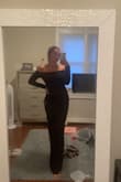 This dress is so comfortable, and the fabric is nice and thick (but not too thick). The fit was perfect. I ordered a size small. I also loved that the top has the nonslip piece on it so it keeps the dress from falling. All in all 10/10 - Denise C.