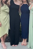 I officiated my best friend's wedding in this jumpsuit and got so many compliments. The pockets are a great feature and the one shoulder never slipped. It was so comfortable and I hope to wear it to another event soon. - Miranda K.