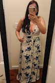 This dress is so beautiful in person. The color is amazing and the fabric too. You must have this dress for sure - Marisol M.