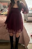 I LOVE this dress, it fits perfectly and is a great length. so cute with boots too - Maren F.