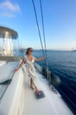 Took it on my vacation for the boat tour in Greece. Beautiful, flowing, and a perfect swimsuit cover-up. I did have it taken up a little. - Amy V.