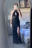 Absolutely LOVE this dress! The only reason I did 4 stars is because the neck strap is really short, and I need to get it lengthened by about 2 inches. Truly a showstopper! - Kate B.