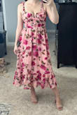 It's cute but I'd probably return it if it wasn't final sale, mostly, because I'm not sure where I'd actually wear it. I bought it because I loved the black version of this dress, which I also bought. - Kat S.