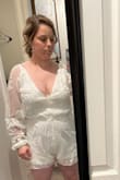 Exactly the outfit I was looking for. Would be great if the top wasn't so loose. Would be extra great if there were a zipper or buttons. - Kayla M.