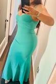 This dress will hug your curves! Absolutely stunning!!! 10/10 - Laura A.