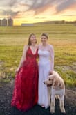 This dress was a dream! Wore it as the Maid of Honor to my sister's wedding. The fabric is light and flowy and the color is gorgeous. Get it!! - Darcy G.