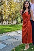 I absolutely love this dress for a fall event! It fits true to size and gives your body a great shape! It was so comfortable. I received so many compliments. - Amanda L.