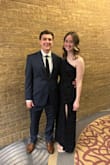 The dress was slightly big up top but I have a smaller chest. Fabric is stretchy and comfortable. The slit was a little high for my taste but I am 5'9". Length was perfect for me though. Got lots of compliments all night! The dress is subtle but beautiful. - Erin W.