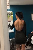 This dress made me feel absolutely amazing. I have not worn to the wedding event yet but it's a show-stopper for sure! It's a stunning dress and hugs my body amazingly - Lea S.
